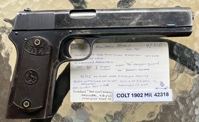 COLT 1902 Military 38 auto Special Order - Image 1 of 14