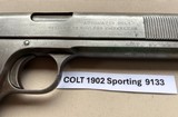 COLT 1902 Sporting 38 auto Rare variation - Image 15 of 15
