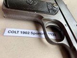 COLT 1902 Sporting 38 auto Rare variation - Image 9 of 15