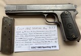 COLT 1902 Sporting 38 auto Rare variation - Image 1 of 15