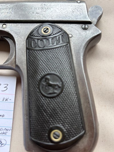 COLT 1902 Sporting 38 auto Rare variation - Image 4 of 15