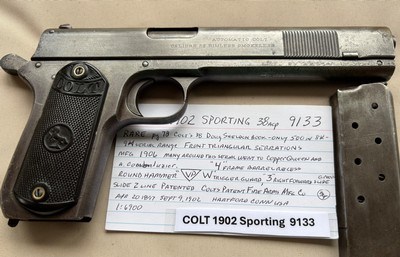 COLT 1902 Sporting 38 auto Rare variation - Image 5 of 15