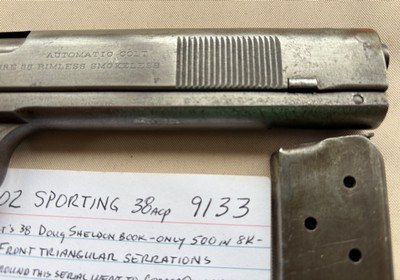 COLT 1902 Sporting 38 auto Rare variation - Image 6 of 15