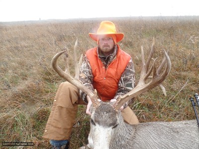 Nebraska Mule Deer or Whitetail (hunters choice) 4 day hunt with included tags & quality lodging!100% shot opportunity! ALL PRIVATE MANAGED PR