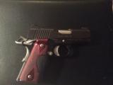 Kimber 1911 ultra carry 2 Crimson trace laser grip - 2 of 5