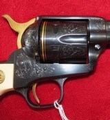 Colt Single Action Army 3rd Generation Engraved by Master Engraver J.R. DeMunck - 3 of 13