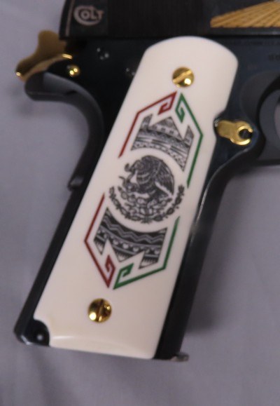 Colt 1911 BANDERA De Mexico 38 Super 51 OF 500 - Image 2 of 13