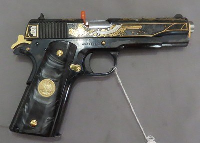 Colt Government MK IV Series 70 Model O Commander Jesus Malverde - Image 5 of 15