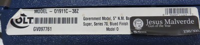 Colt Government MK IV Series 70 Model O Commander Jesus Malverde - Image 14 of 15