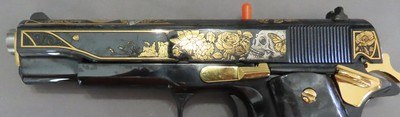 Colt Government MK IV Series 70 Model O Commander Jesus Malverde - Image 3 of 15