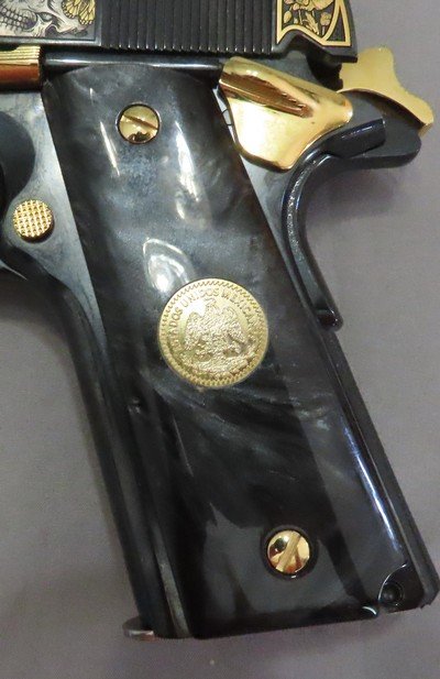 Colt Government MK IV Series 70 Model O Commander Jesus Malverde - Image 2 of 15