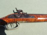 fantastic 50 cal hawkins percussion plains rifle made and engraved by James H Tawney - 10 of 13