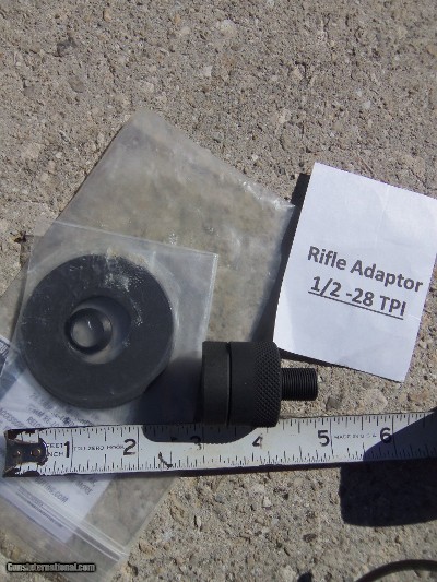 RIFLE ADAPTOR 1/2 - 28 TPI
