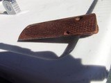 1911 WOOD CHECKERED DIAMOND REPRO GRIPS - 5 of 5