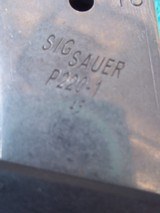 SIG SAUER P220-1 STAINLESS 45 CAL 10 RD MAG W/SPACER - 6 of 7