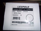 LEUPOLD FREEDOM RDS 223 BDC 1X34MM WITH MOUNT 180093 - 9 of 9