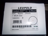 LEUPOLD FREEDOM RDS 223 BDC 1X34MM WITH MOUNT 180093 - 8 of 9