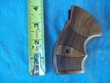 S&W CUSTOM CHECKERED RB WALNUT GRIPS - 1 of 6
