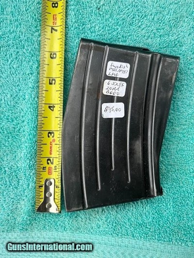 SWEDISH M21 M37 6.5X55 LMG 20 RD MAG