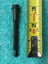 USGI MILITARY M1 GARAND WIDE BASE GAS CYLINDER W/SLING SWIVEL & FRONT SIGHT, BROKEN SHELL EXTRACTOR - 5 of 8