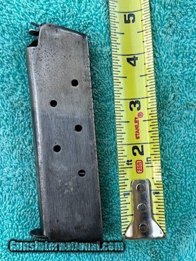 1942 WWII GOVERNMENT MODEL 7 RD TWO TONE MAGAZINE