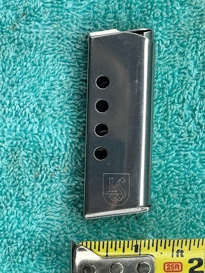 LWS SEE CAMP .32 AUTO MAGAZINE ONLY 6 RD STAINLESS