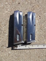 TAURUS FACTORY PT92 PT92 12 RD NICKEL PLATED MAG WITH NICKEL PINKY REST - 1 of 6