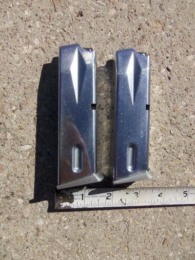 TAURUS FACTORY PT92 PT92 12 RD NICKEL PLATED MAG WITH NICKEL PINKY REST