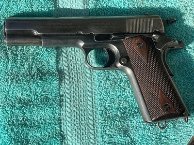 1913 WW1 USGI COLT 1911 NAVY 45ACP WITH LETTER AND ACCESSORIES C&R