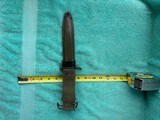 MILITARY USGI VIETNAM BAYONET WITH SCABBARD STAMPED 