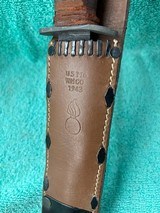 US M6 WMCO 1943 BAYONET & SCABBARD - 2 of 8