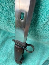 VINTAGE ROMANIAN BAYONET WITH WIRE CUTTER SCABBARD - 6 of 7