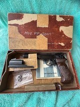 WALTHER PP SPORT .22 CAL COMPETITION/TARGET WITH THREADED BARREL - Image 1 of 12