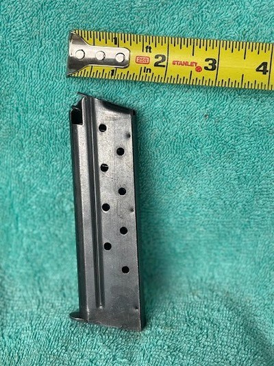 COLT FACTORY PRE 70'S GOVERNMENT 1911 MAGAZINE CLIP 9MM LUGER 9 RD - Image 2 of 6