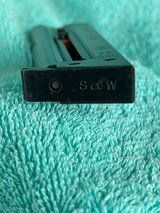 EARLY S&W MODEL 41 W/ ORANGE FOLLOWER & CHECKERED FEED BUTTON - 6 of 6