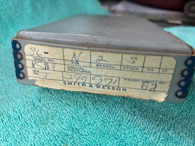 S&W MODEL 36 (N) BOX ONLY - Image 6 of 8