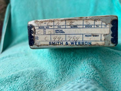 S&W BOX FOR MODEL 10 NICKEL FINISH - Image 12 of 14
