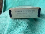 S&W BOX FOR MODEL 10 NICKEL FINISH - Image 14 of 14