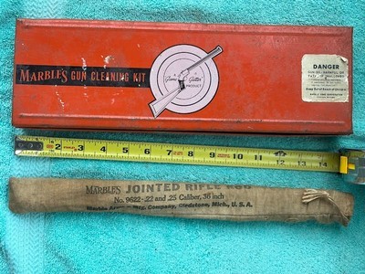 VINTAGE MARBLES METAL CLEANING CASE & CLOTH CLEANING KIT (2) - Image 2 of 8
