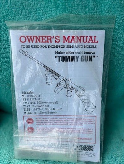 KAHR ARMS 1927-A1 THOMPSON 45 ACP 50 RD IN BOX - Image 10 of 10
