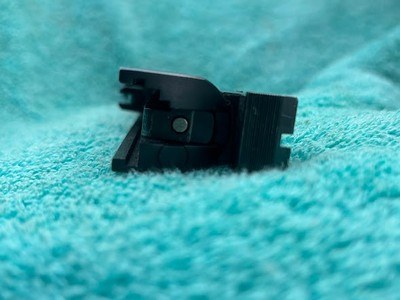 VINTAGE COLT GOV MODEL .45 CAL AUTO TARGET SLIDE "BO MAR" SIGHT, COLT BARREL - Image 4 of 10