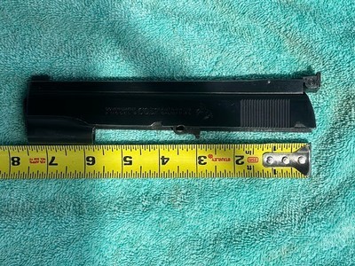 VINTAGE COLT GOV MODEL .45 CAL AUTO TARGET SLIDE "BO MAR" SIGHT, COLT BARREL