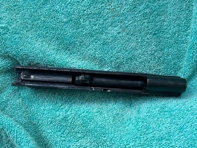 VINTAGE COLT GOV MODEL .45 CAL AUTO TARGET SLIDE "BO MAR" SIGHT, COLT BARREL - Image 6 of 10