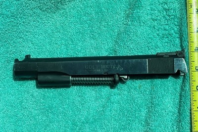 COLT MK IV SERIES 80 COMPLETE SLIDE BOMAR FRONT SIGHT