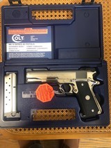 Colt Govt. Model Mk lV 38 Super Series 80 Polished S.S. - 1 of 2