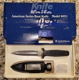 NEW IN BOX S&W VINTAGE BOOT KNIFE 6051 - 1 of 3