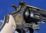  Smith & Wesson 125th Anniversary Commemorative Extremely Rare Class A-Plus Factory Engraved 1 of 50 - 3 of 5