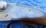 Baker Hammerless 12 guage side by side shotgun 93 B fully engraved Hunt scenes as found - 9 of 15