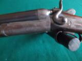 Bayard Arms (Belgium Hammer) 44 cal. smoothbore SxS gamegetter (shot shell) shotgun - 1 of 3