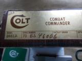 Colt 70 Series Combat Commander 45ACP Lightweight
Satin Nickel (Very Scarce) - 2 of 12